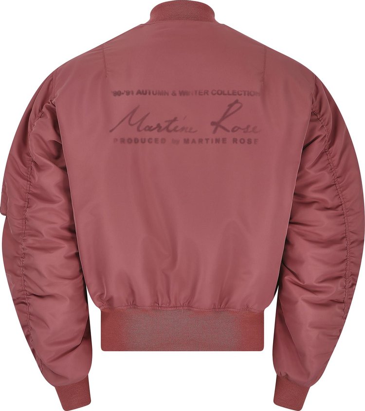 Martine Rose Classic Bomber Dusty Pink