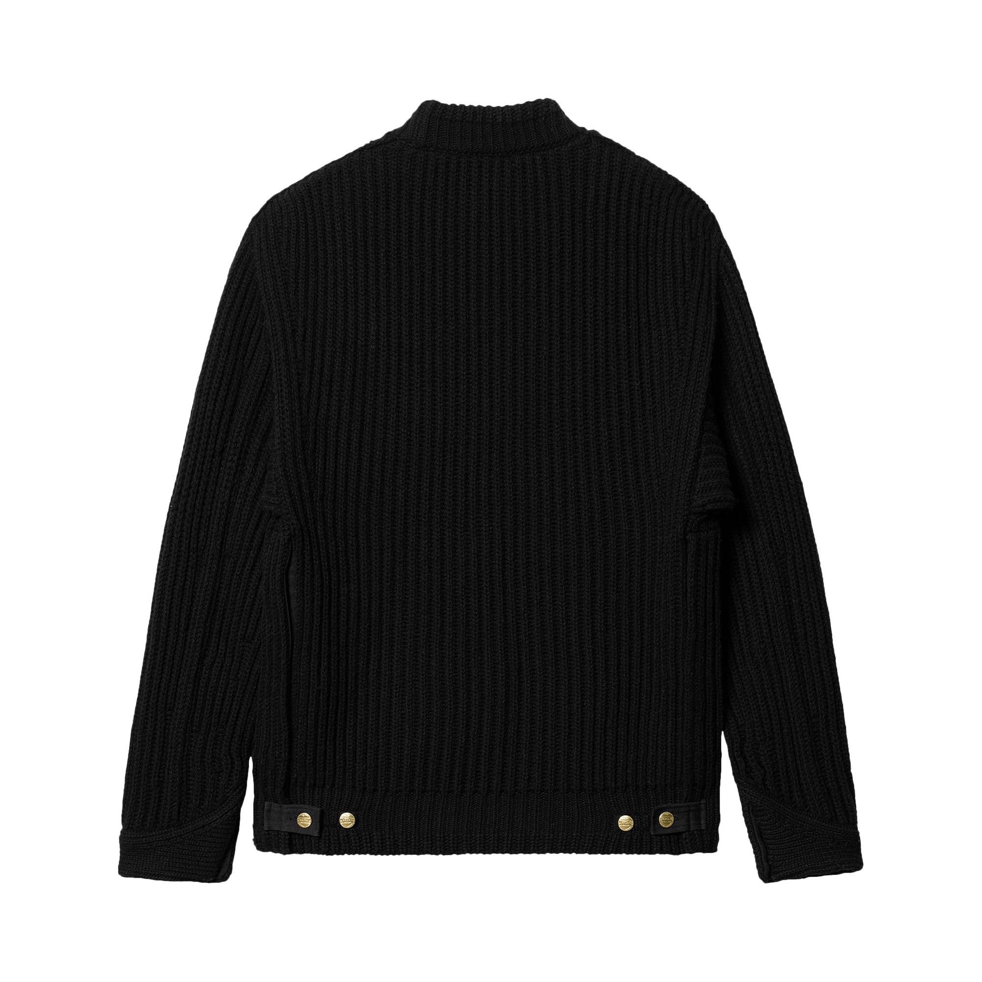 Buy Carhartt WIP x Sacai Knit Pullover Detroit 'Black Buy Carhartt WIP x Sacai Knit Pullover Detroit 'Black