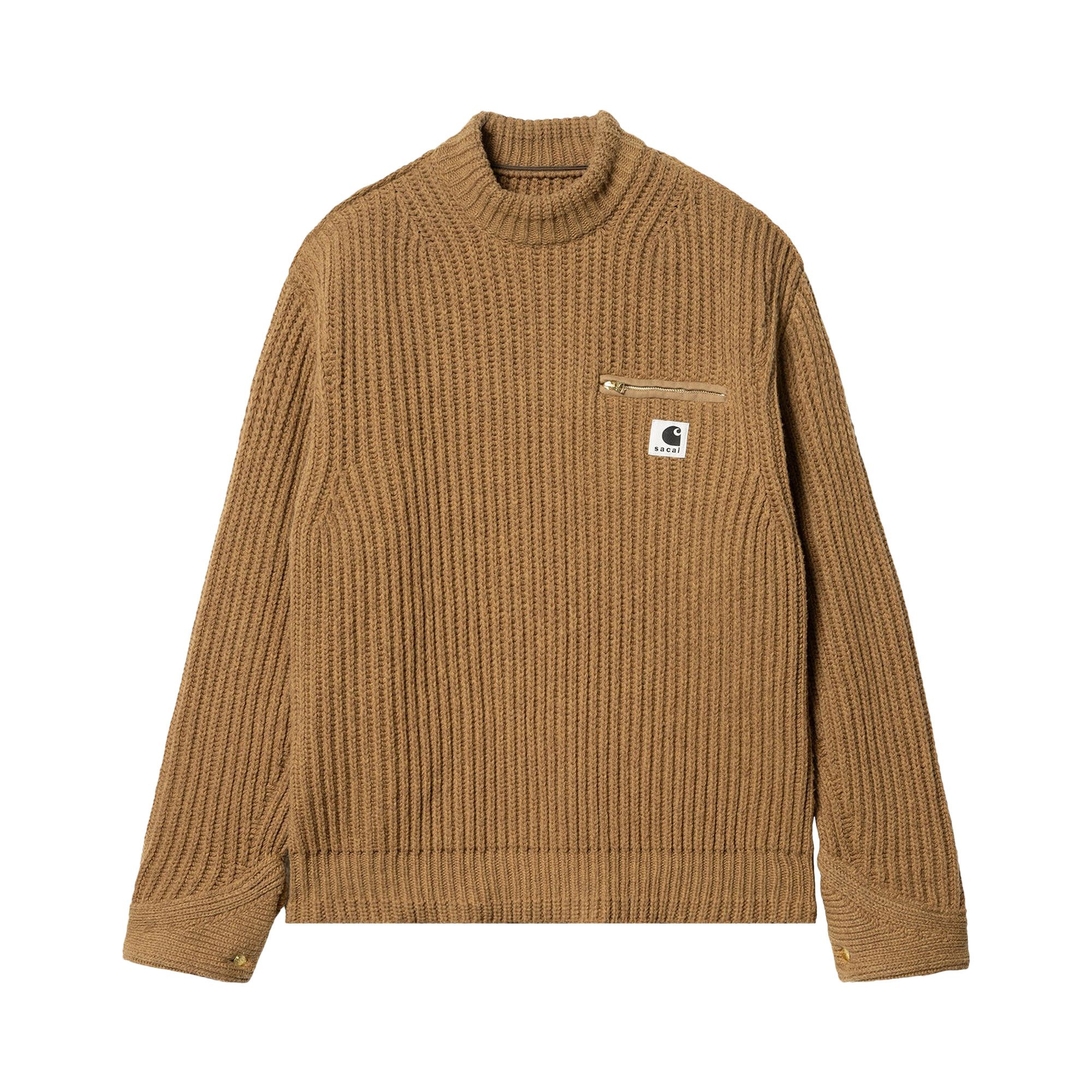 Sacai x Carhartt WIP Women's Knit Detroit Pullover Light