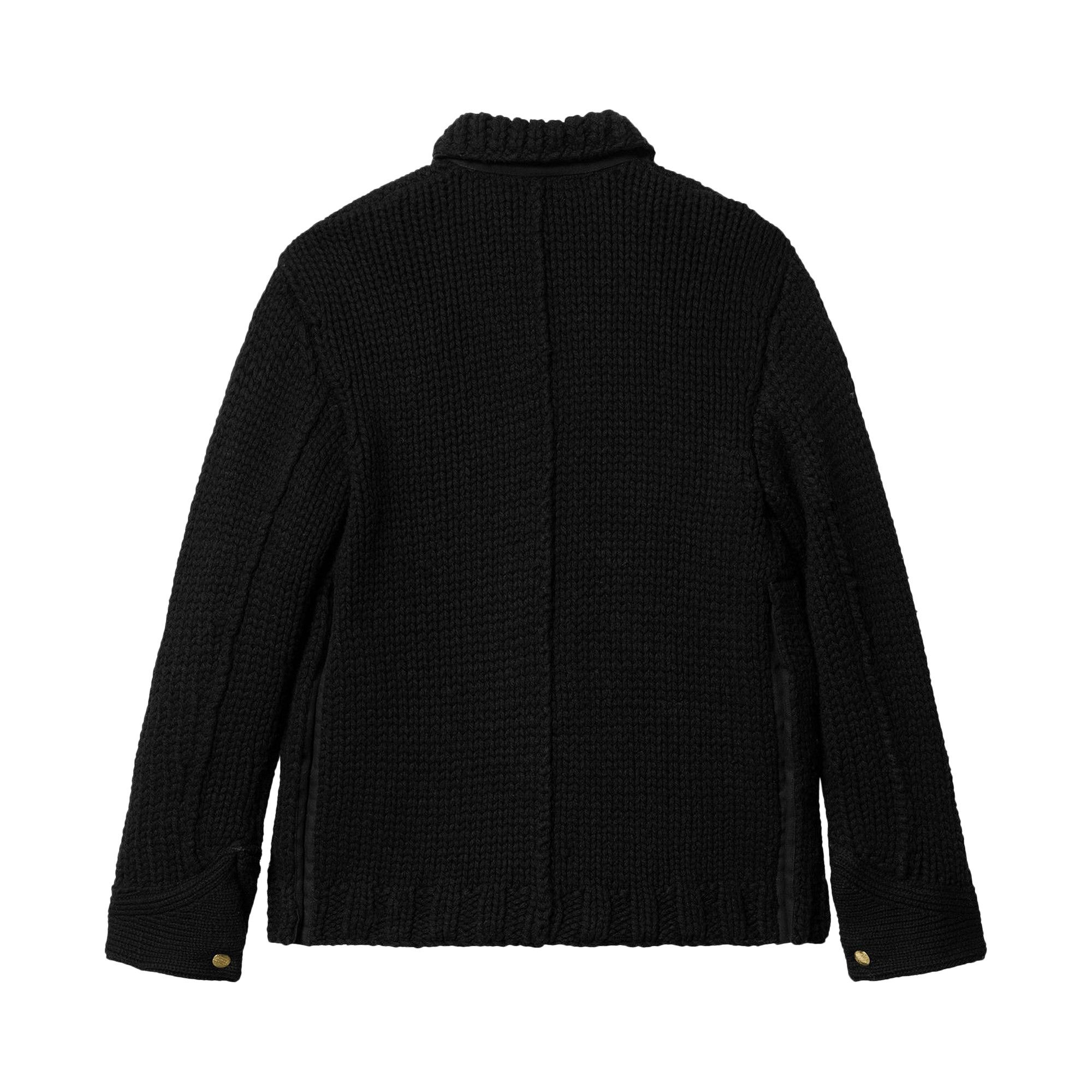 Buy Carhartt WIP x Sacai Knit Jacket Michigan 'Black