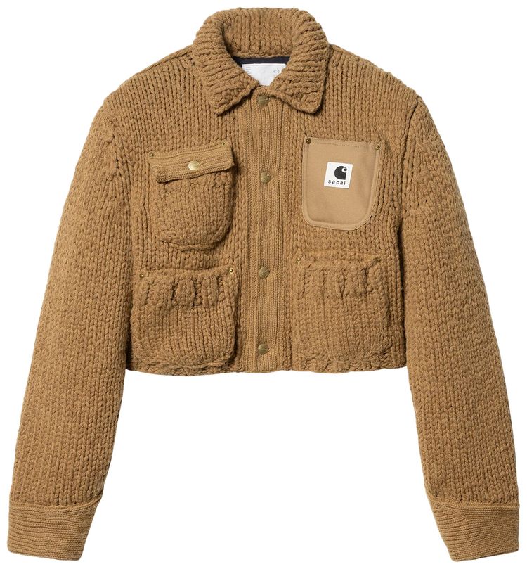 Carhartt WIP x Sacai Knit Jacket Michigan Beige