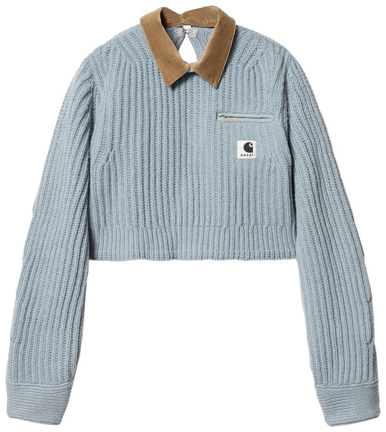 Carhartt WIP x Sacai Knit Pullover Detroit Light Blue
