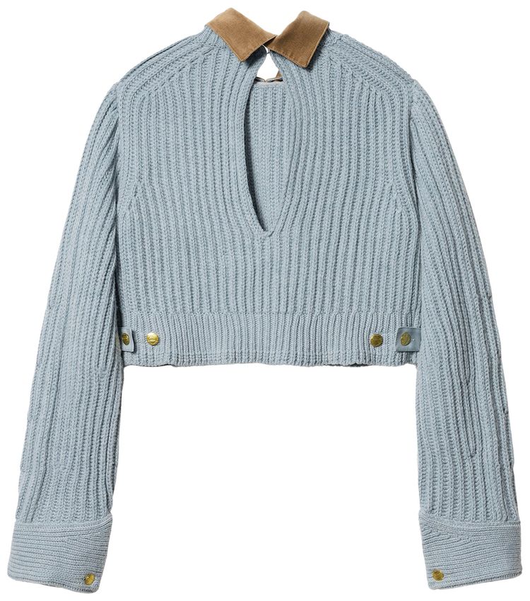 Carhartt WIP x Sacai Knit Pullover Detroit Light Blue