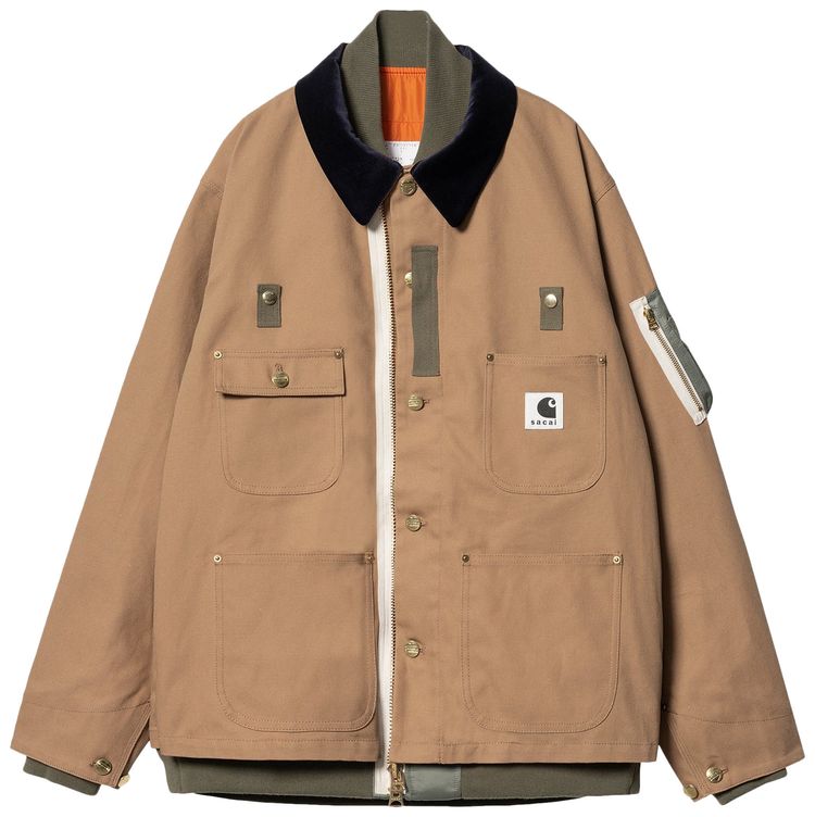 Carhartt WIP x Sacai MA-1 Jacket Michigan 'Beige'