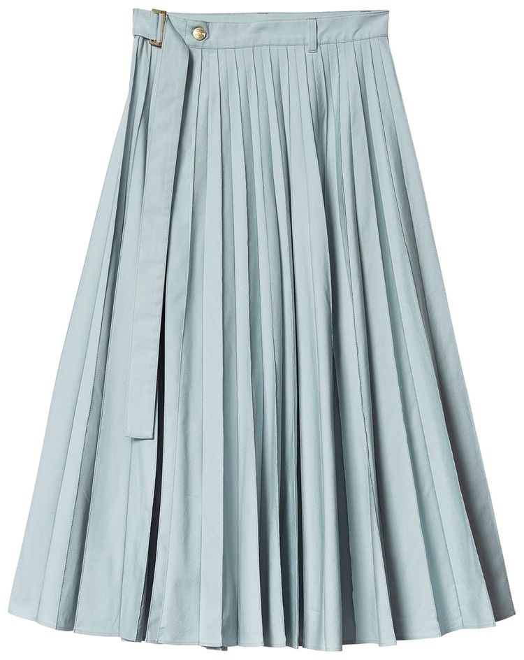 Carhartt WIP x Sacai Pleated Skirt Light Blue