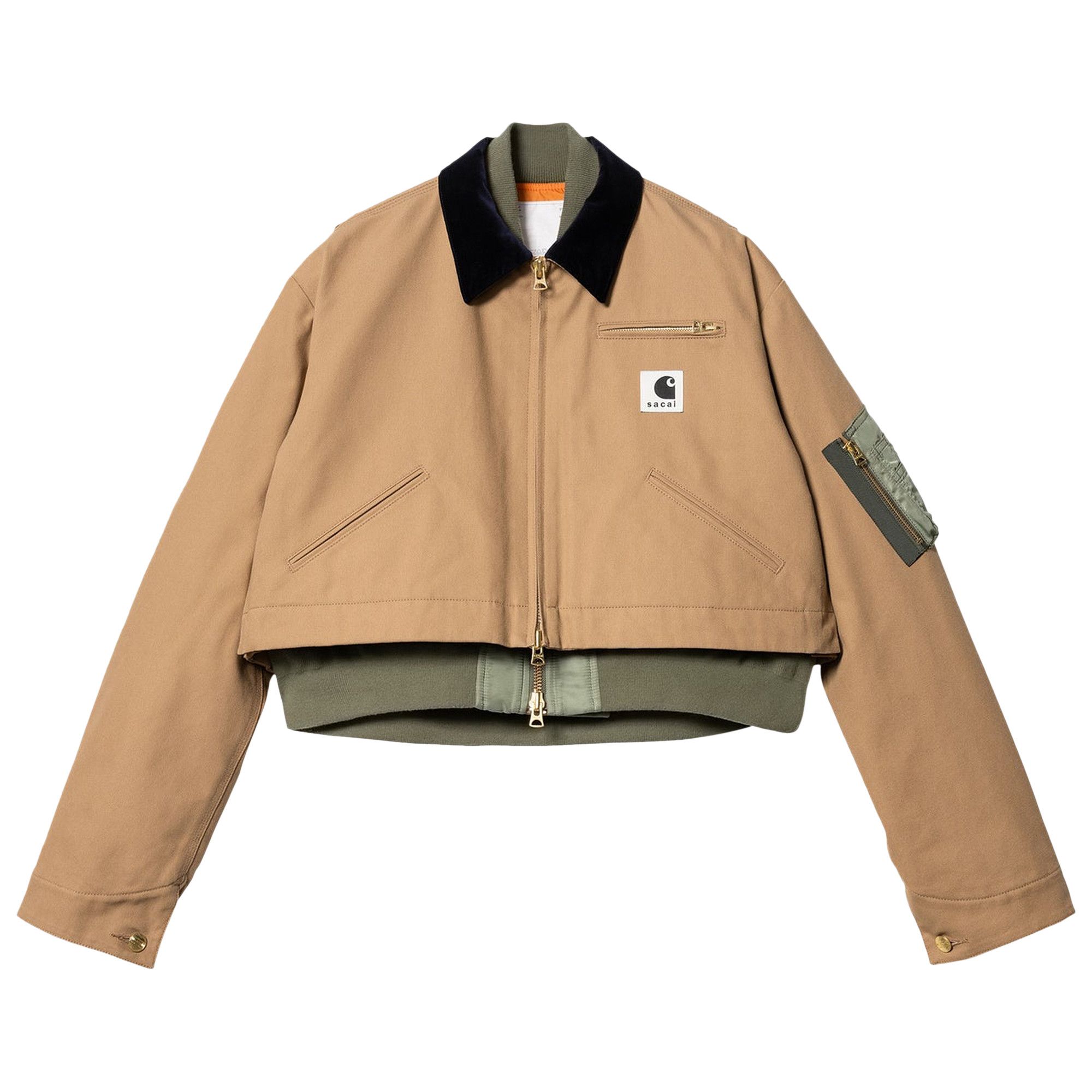 100％安い Sacai x WIP Carhartt Buy Canvas 'Beige Detroit Jacket MA-1 ジャケット・アウター