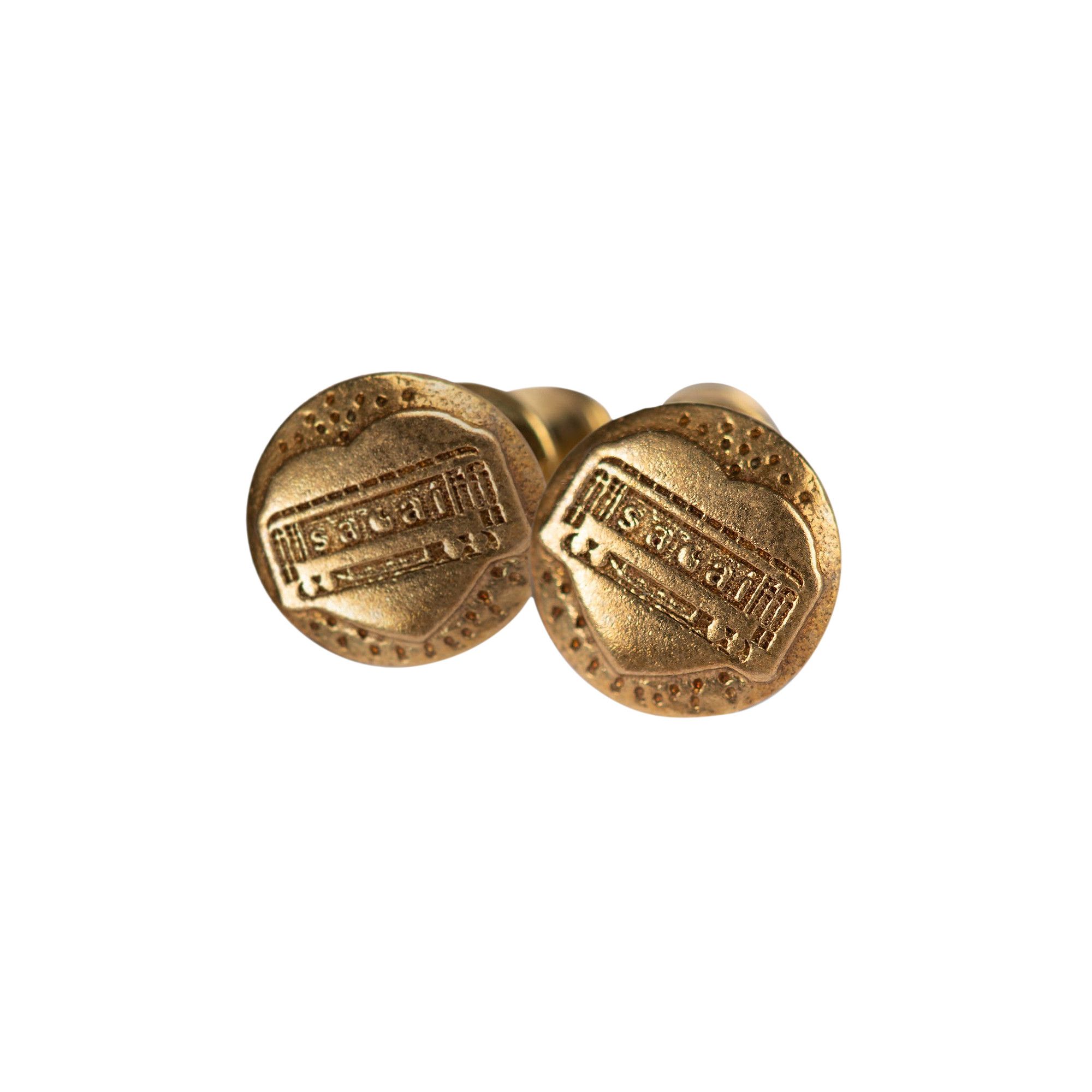 sacai 国内買付 Offset Pierced Earrings Buy Carhartt WIP x Sacai Round Single Pierce Earring 'Gold