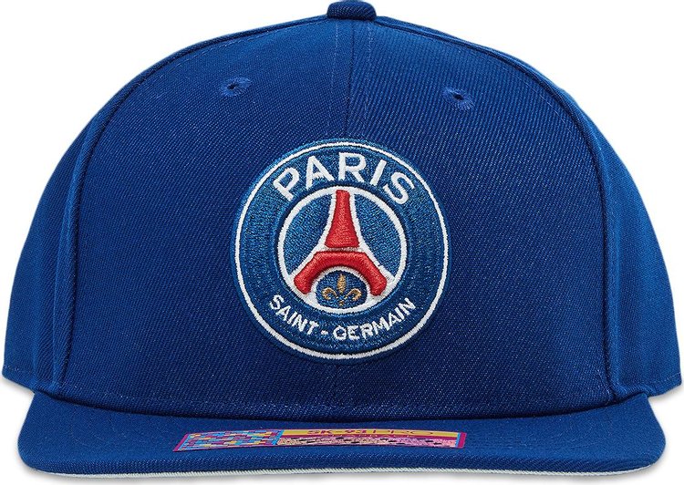 Paris Saint-Germain Avalanche Snapback Hat White/Blue / One Size