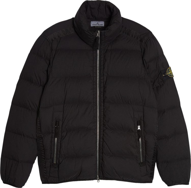Buy Stone Island Garment Dyed Down Jacket 'Black' - 791544028 V0029 | GOAT