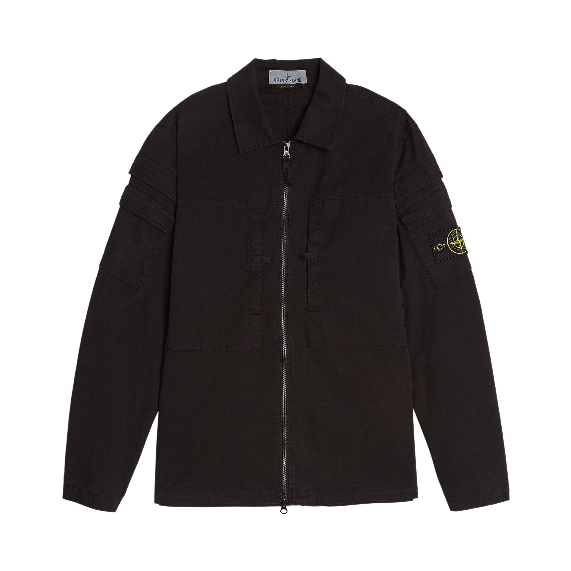 Buy Stone Island Stretch Overshirt Black 791510610 V0029 GOAT