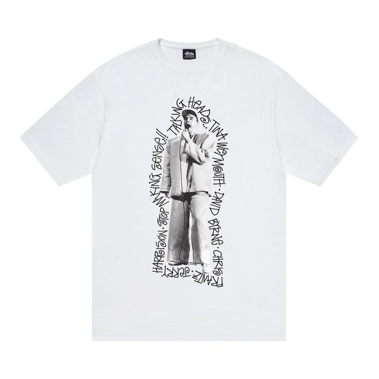Stussy Talking Heads Stop Making Sense Tee White