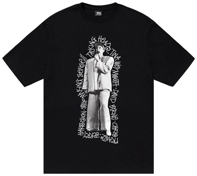 Stussy Talking Heads Stop Making Sense Tee Black