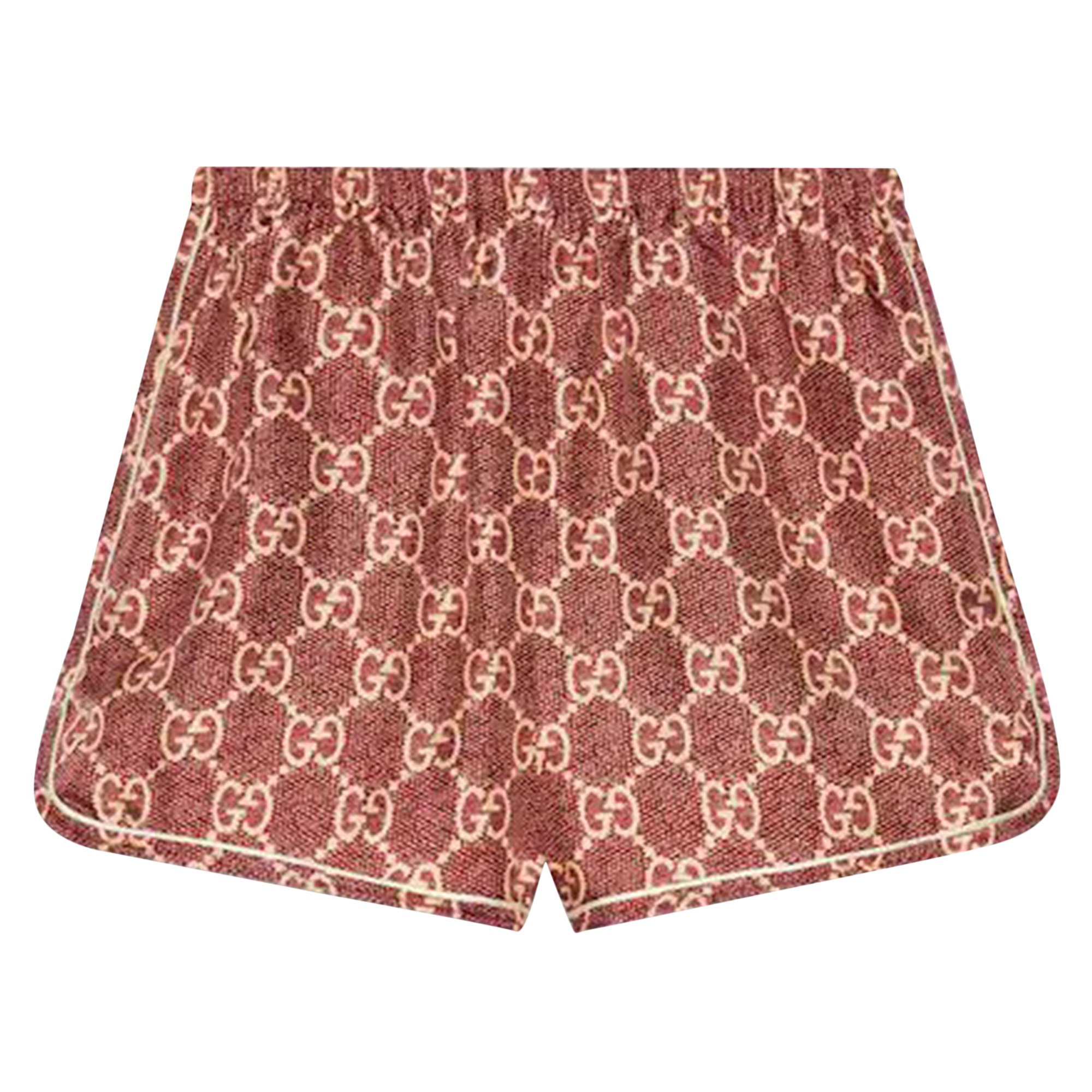 Buy Gucci GG Supreme Print Silk Shorts 'Red' - 644589 XJCL5 5281