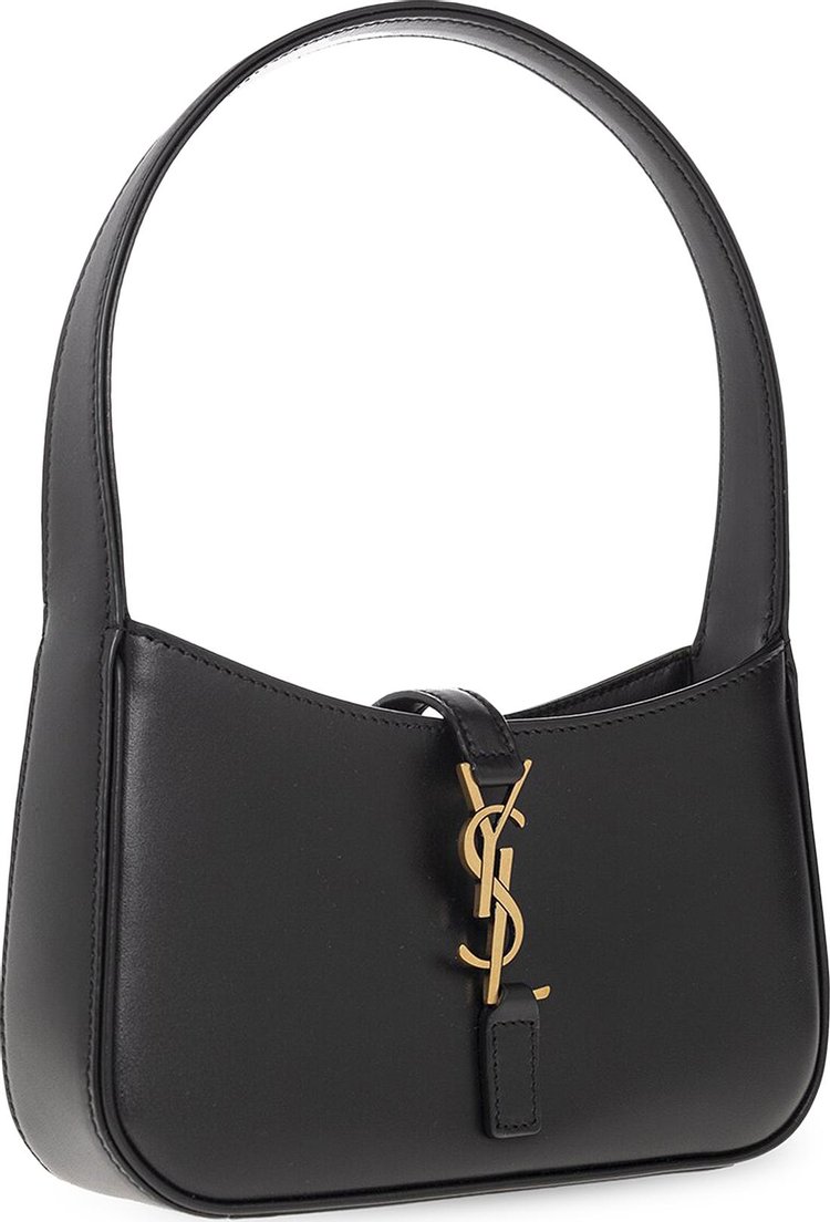 Saint Laurent Le 5 A 7 Mini Hobo Bag Noir