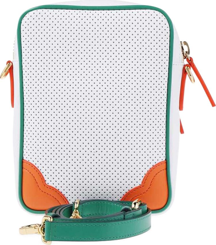 Casablanca Crossbody Bag WhiteGreenOrange