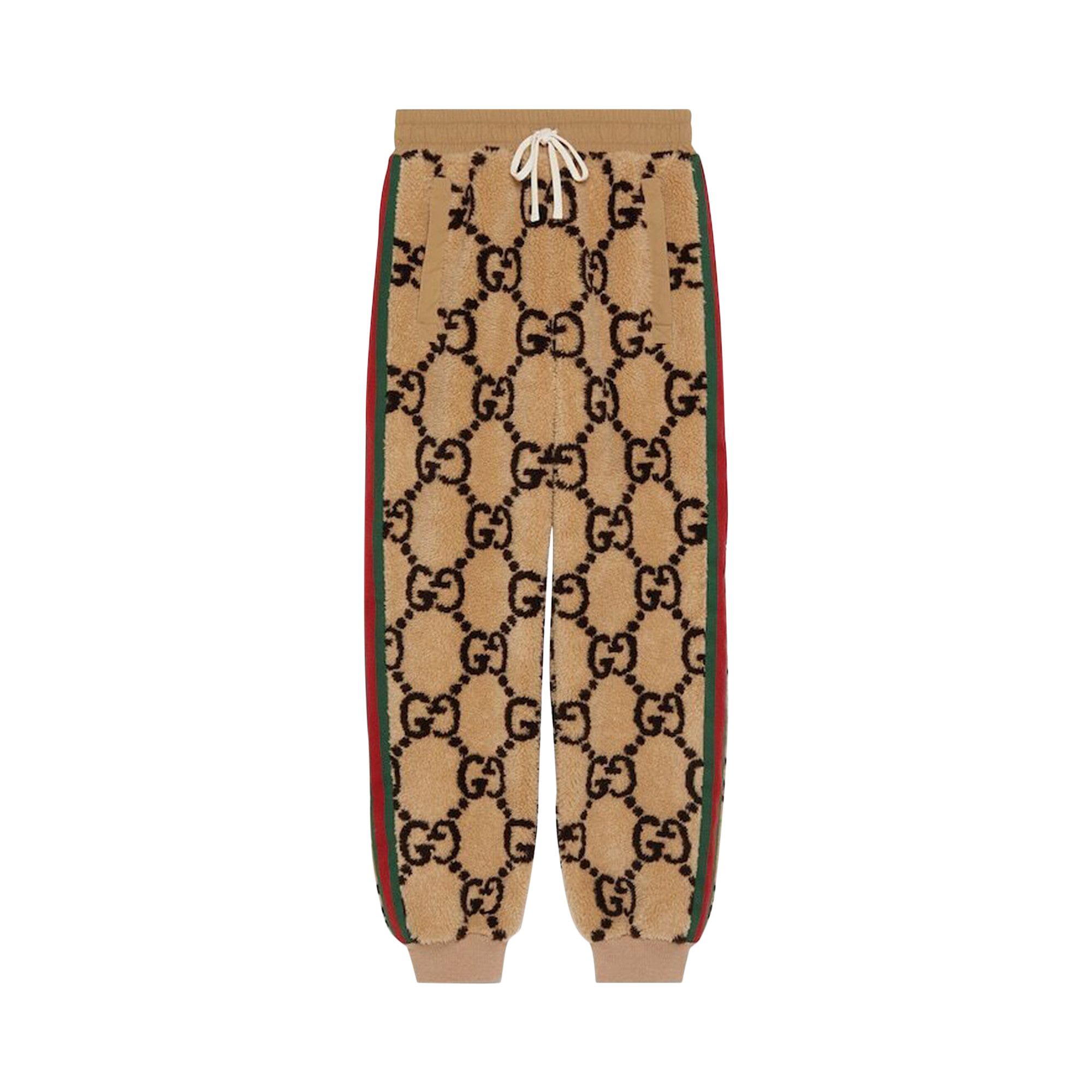 グッチ GGジャガード スウェットパンツ 722196 XJETP 2066 Buy Gucci Trousers 'Camel/Dark Brown' - 722196 XJETP 2066 | GOAT