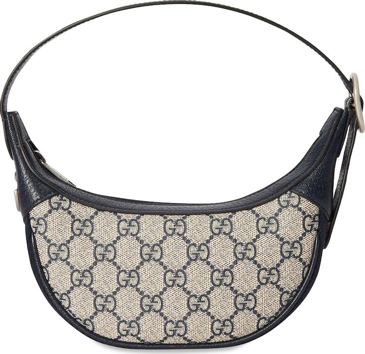 Ophidia GG small handbag in beige and blue Supreme