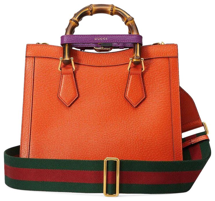 Gucci Diana Small Tote Bag Orange