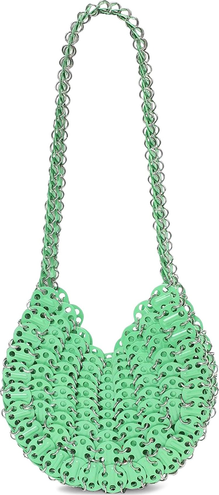 Paco Rabanne 1969 Moon Shoulder Bag Bright Green