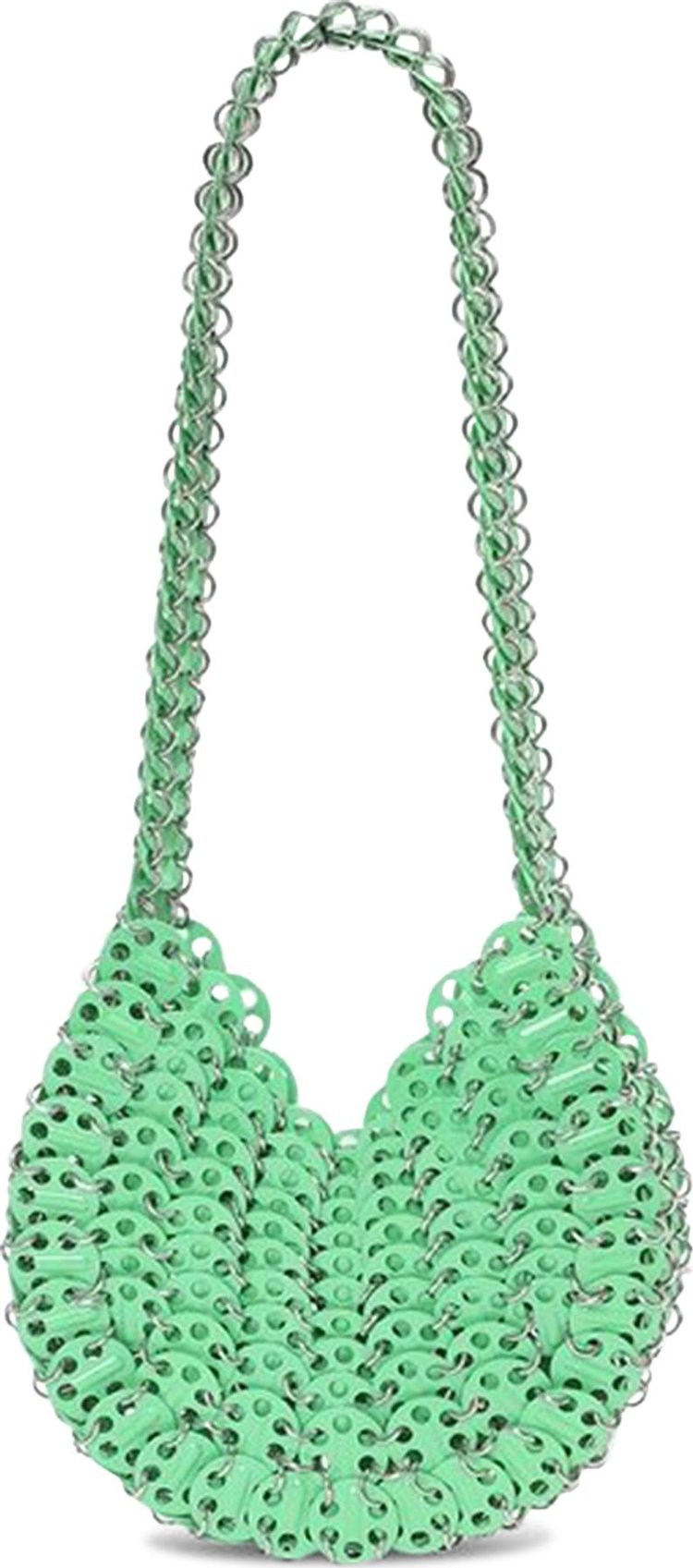 Paco Rabanne 1969 Moon Shoulder Bag Bright Green