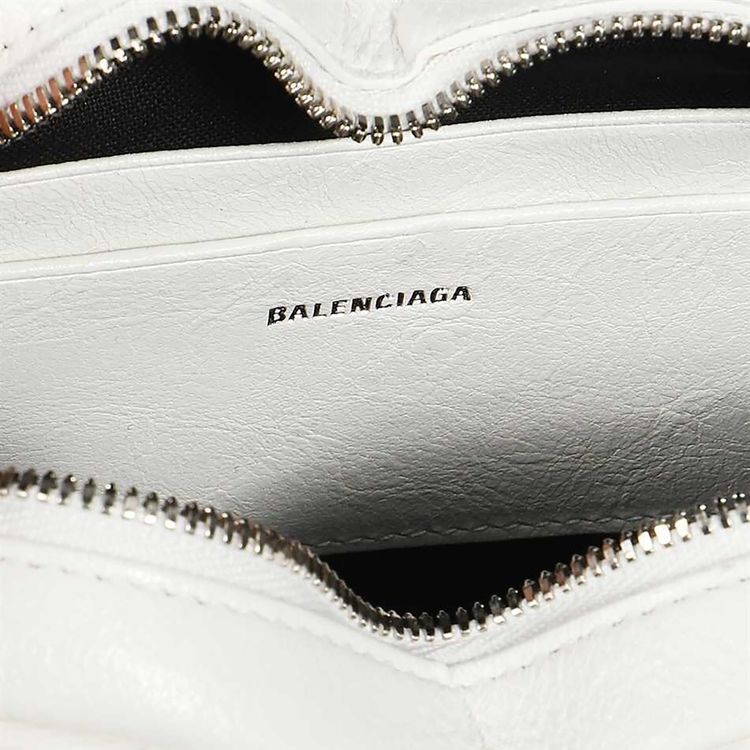 Balenciaga Cagole Heart Mini Bag Optic White