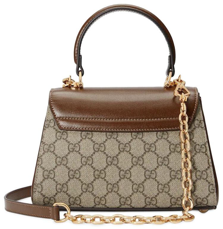 Gucci Horsebit 1955 Mini Bag BeigeEbonyBrown Sugar