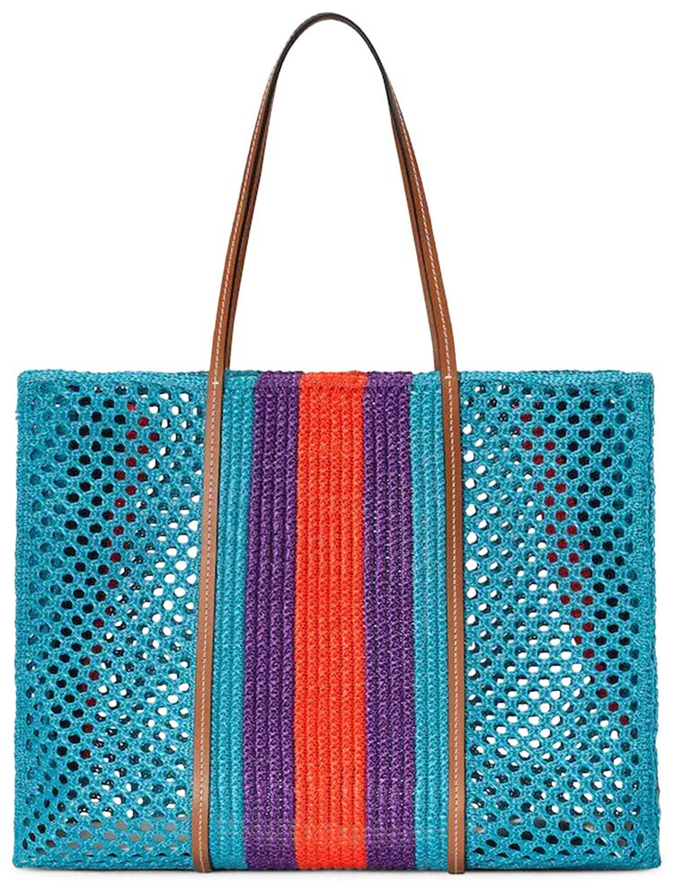 Gucci Large Interlocking G Tote Bag Light Blue