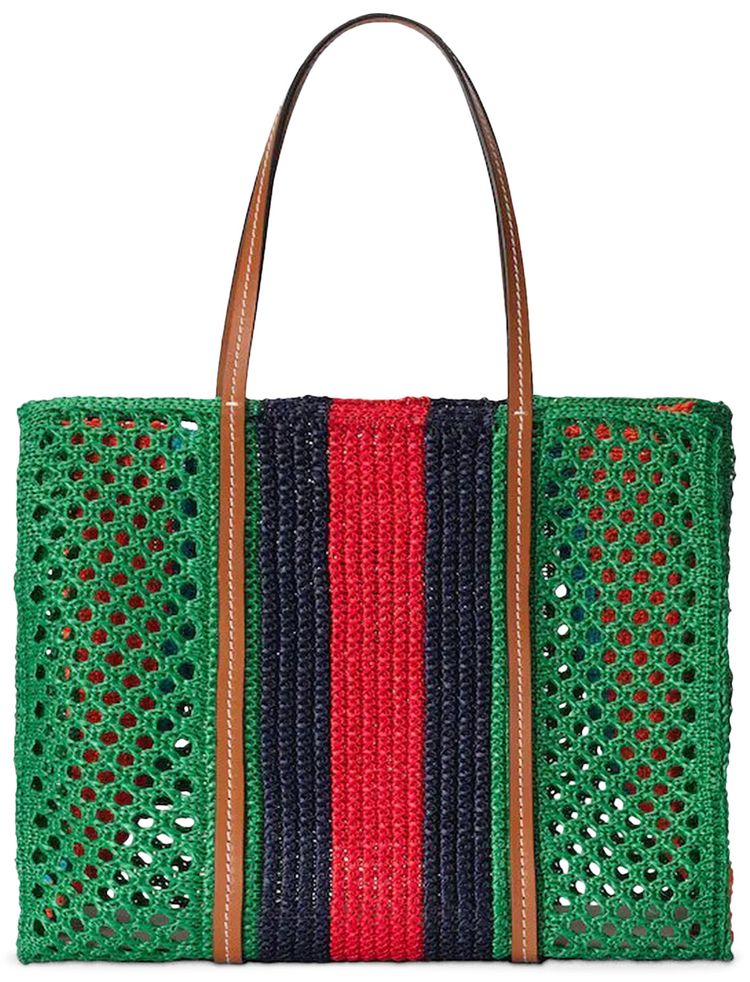 Gucci Medium Interlocking G Tote Bag Green