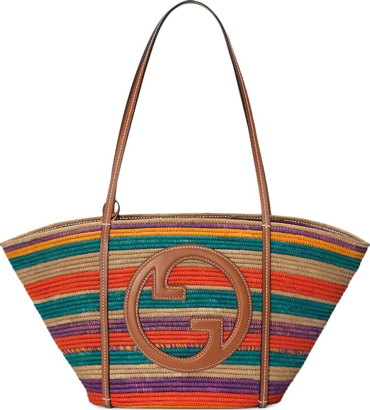 Gucci Round Interlocking G Tote Bag Multicolor