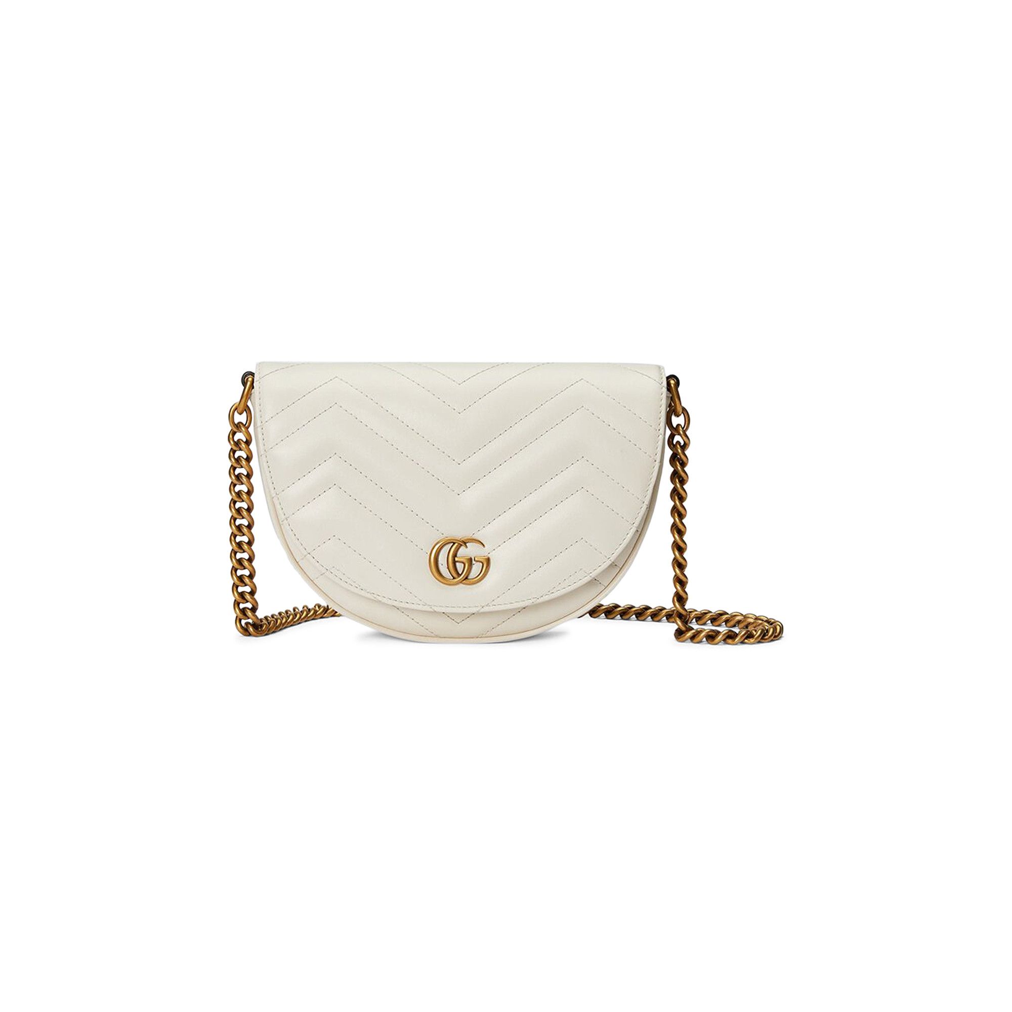 Gucci marmont matelasse white discount