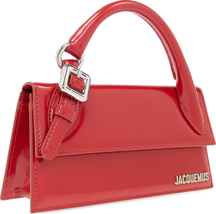 Jacquemus Le Chiquito Long Boucle Top Handle Bag Red