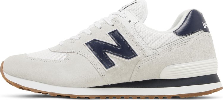 574 White Navy Gum