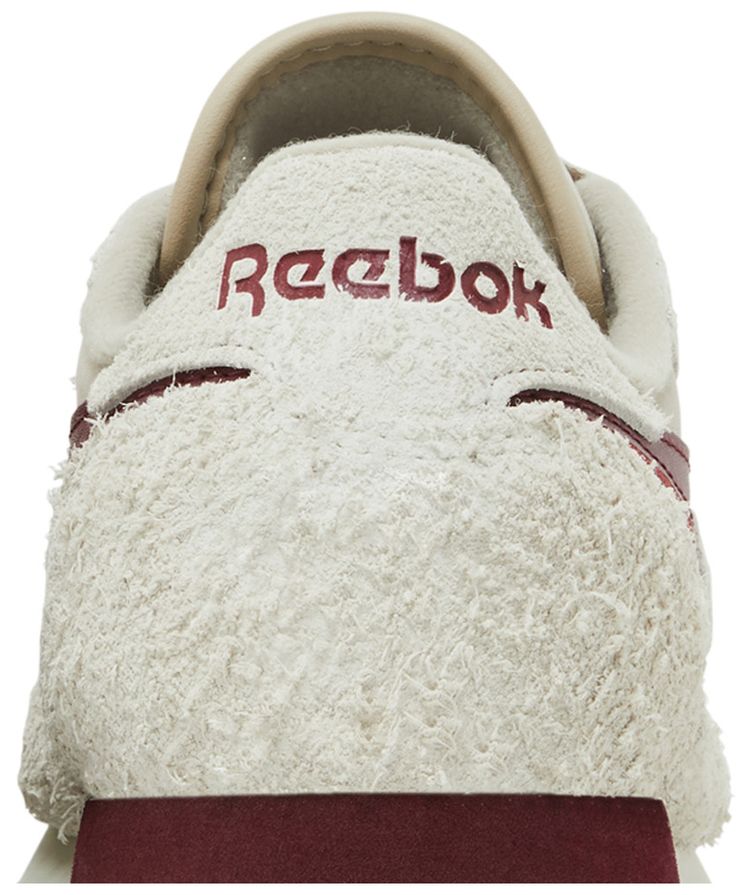 Reebok Classic Leather Beige Classic Burgundy