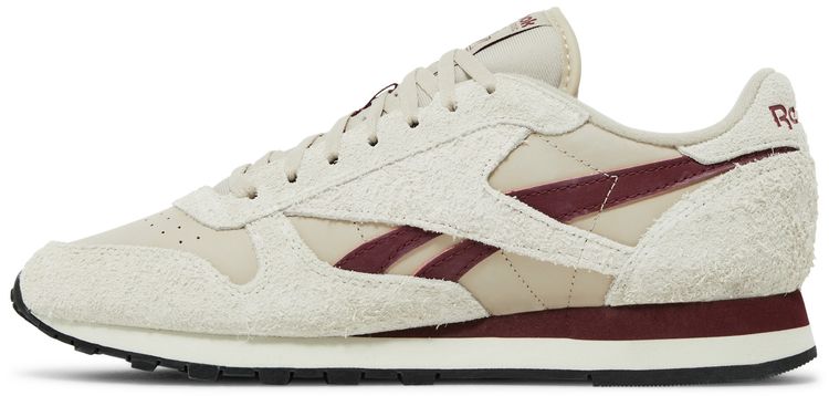 Reebok Classic Leather Beige Classic Burgundy