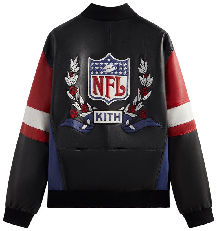 Kith For The NFL Giants Leather Jacket Current