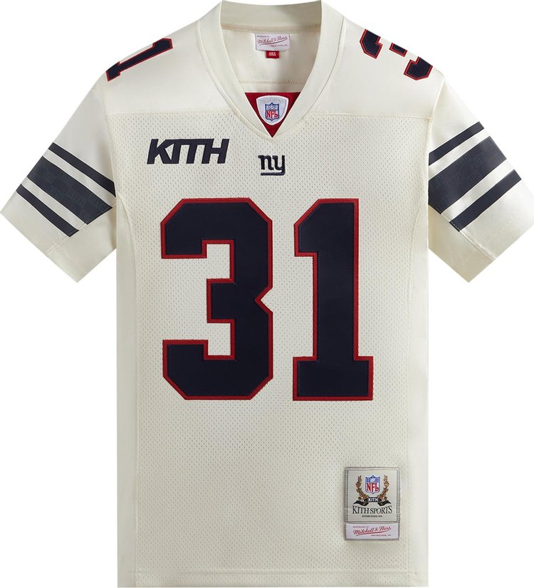 Kith For The NFL: Giants Mitchell & Ness Jason Sehorn Jersey 'Sandrift'