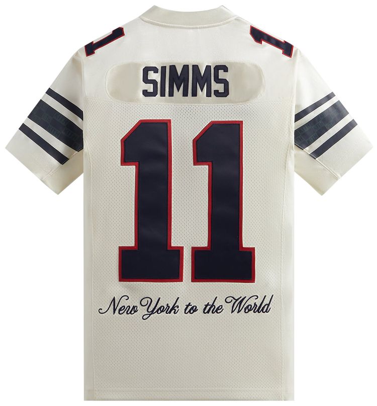 Kith For The NFL Giants Mitchell  Ness Phil Simms Jersey Sandrift