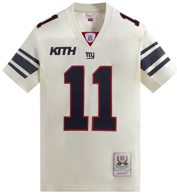Kith For The NFL Giants Mitchell  Ness Phil Simms Jersey Sandrift