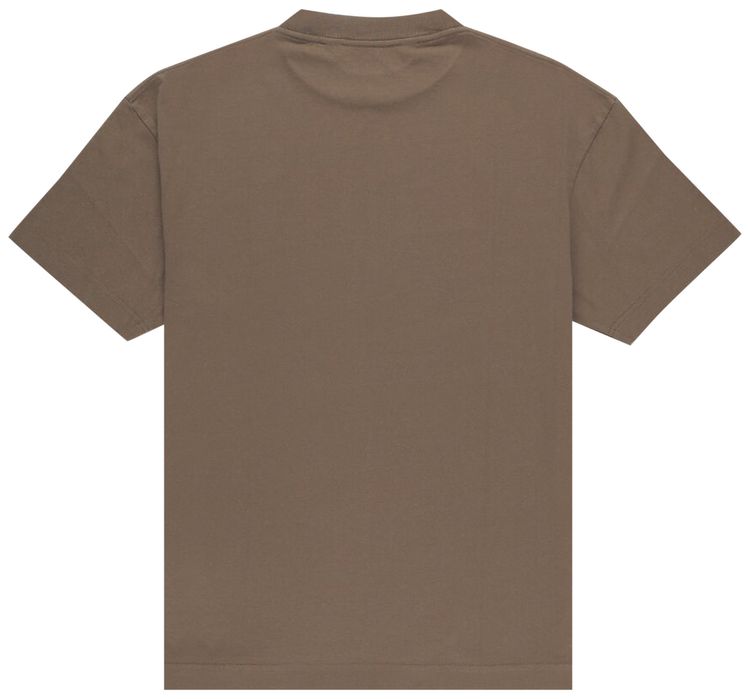 Palm Angels Viper Classic T Shirt BrownGreen Flourescent