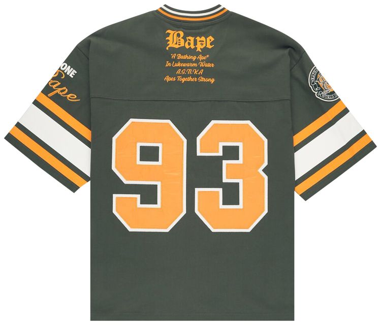 BAPE Football Jersey Green
