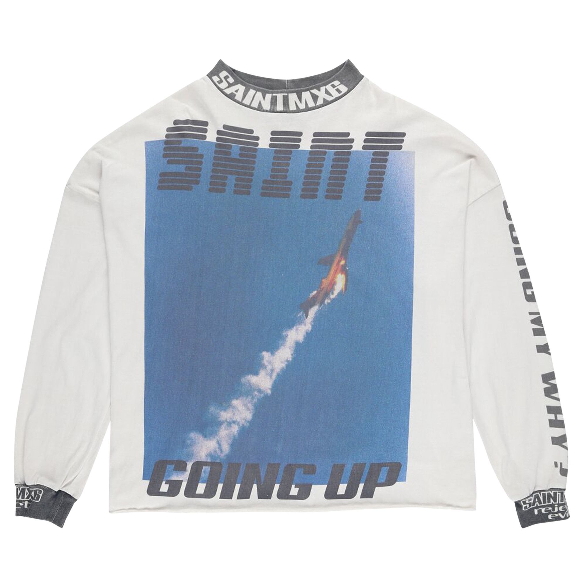 Buy Saint Michael Going Long-Sleeve Tee 'White' - SM A23 0000 013 | GOAT