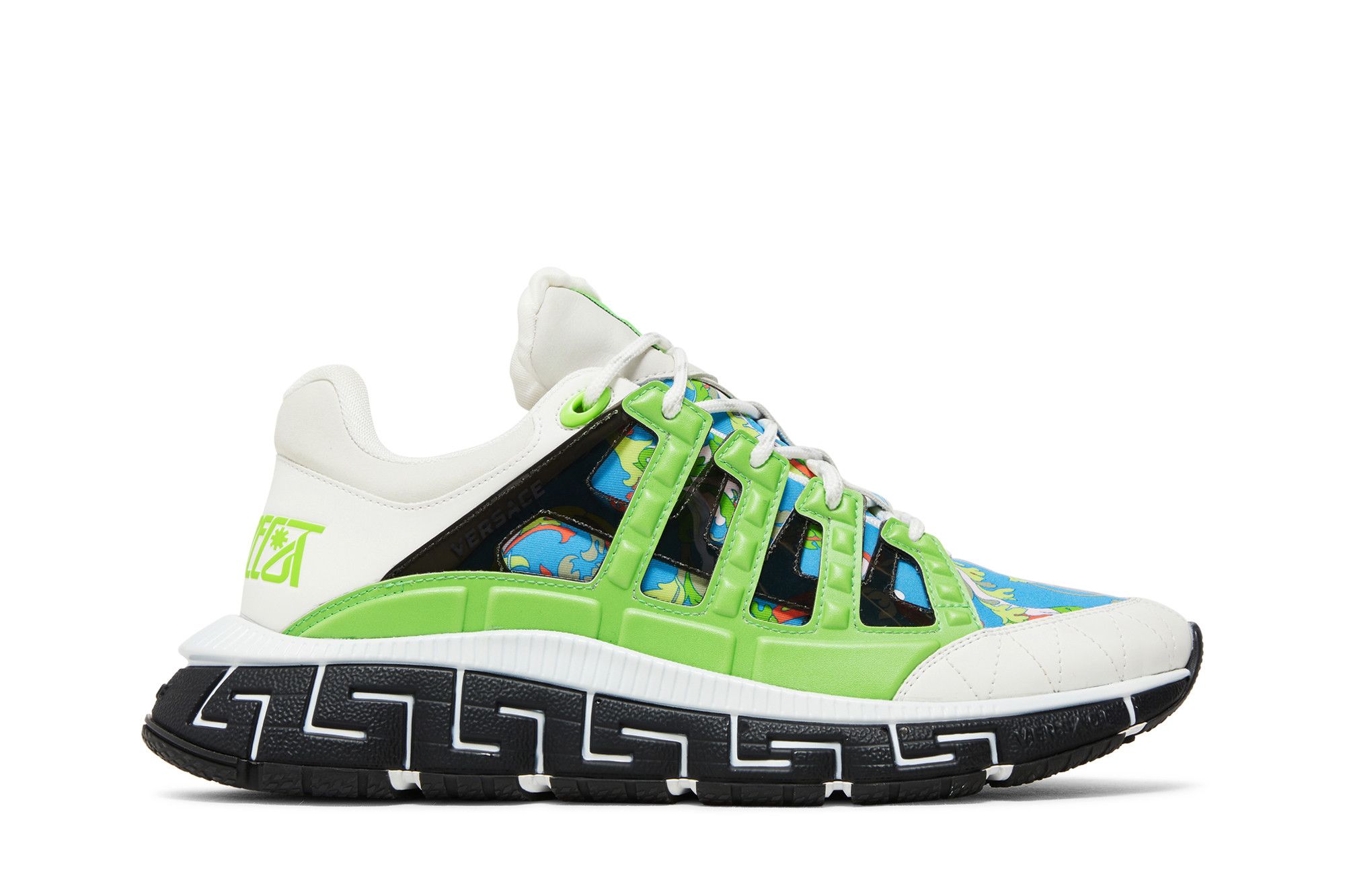 Green versace shoes best sale