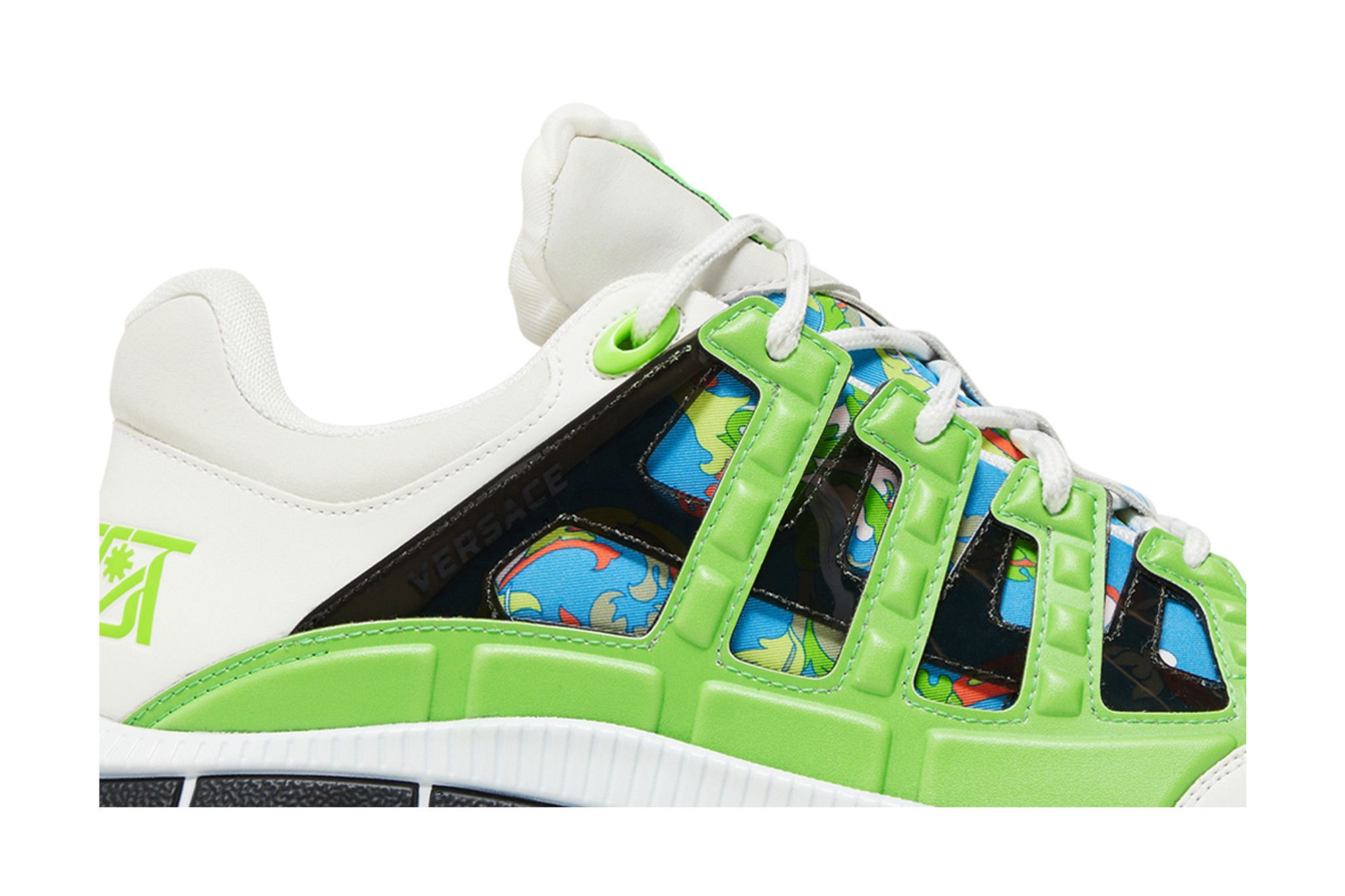Buy Versace Trigreca Baroccofest Blue Green DSU8094 1A02706 6V250 GOAT CA