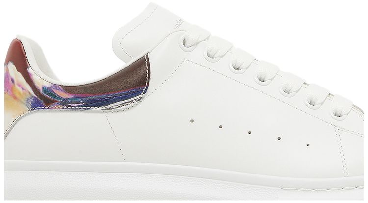 Alexander McQueen Oversized Sneaker White Marble