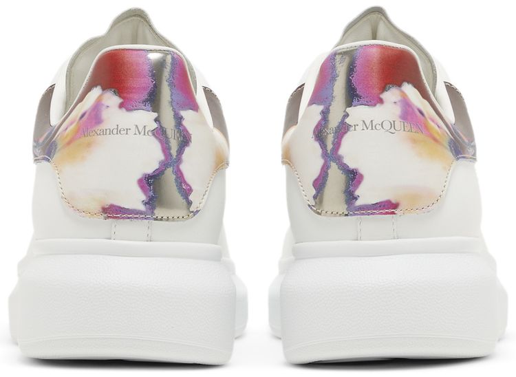 Alexander McQueen Oversized Sneaker White Marble