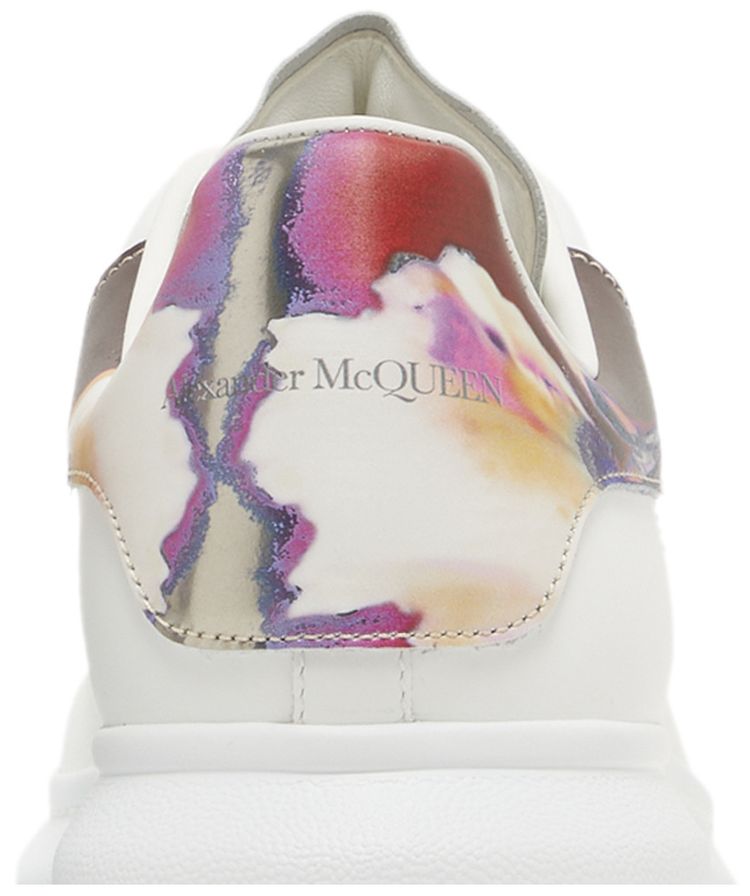 Alexander McQueen Oversized Sneaker White Marble