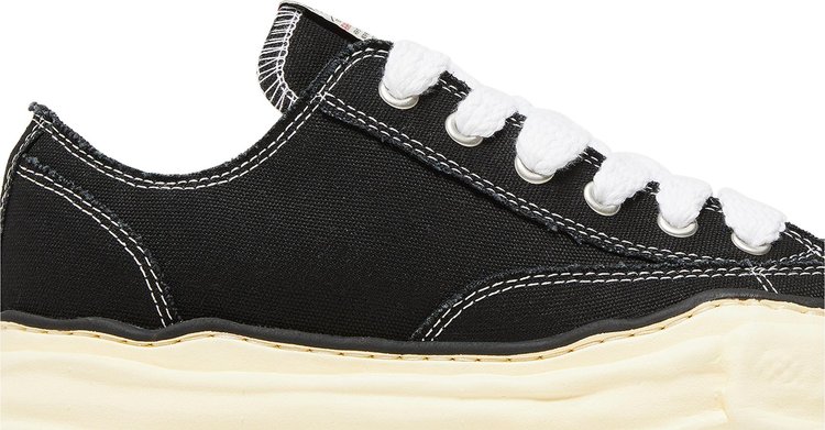 Maison Mihara Yasuhiro Peterson OG Sole Canvas Low Black