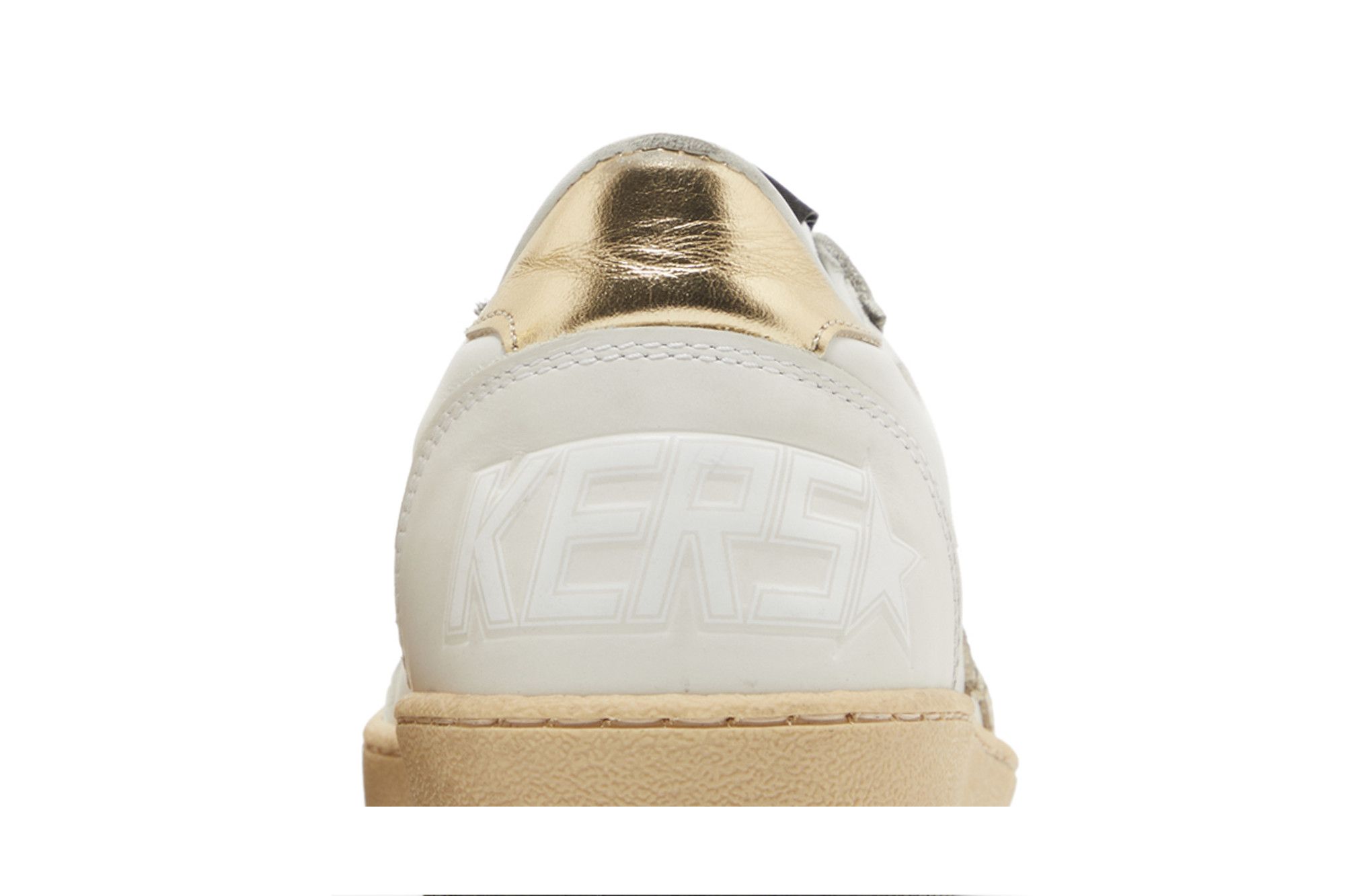 ★Golden Goose★ Ball Star Goldtab Sneakers Milk GWF00117F00 Buy Golden Goose Wmns Ballstar 'Milk Gold' - GWF00117