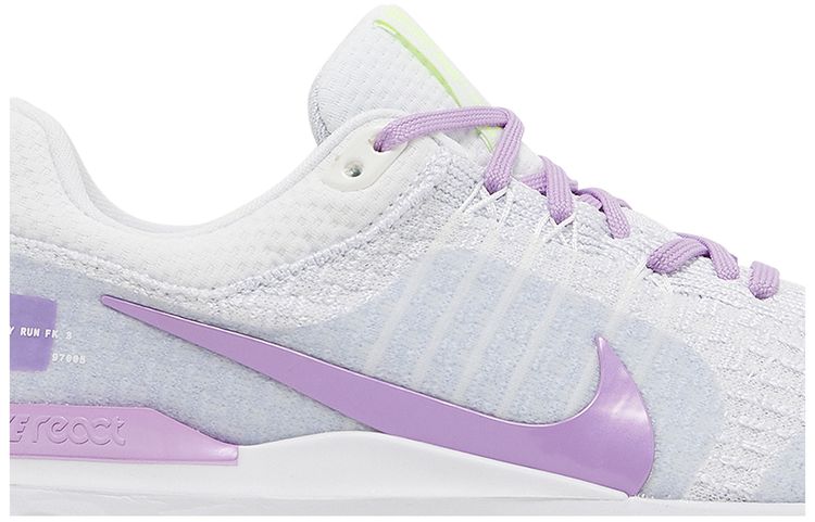Nike Wmns React Infinity Run Flyknit 3 Grey Rush Fuchsia