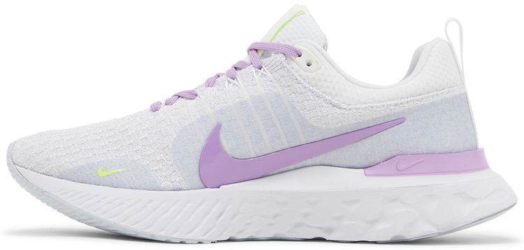 Nike Wmns React Infinity Run Flyknit 3 Grey Rush Fuchsia